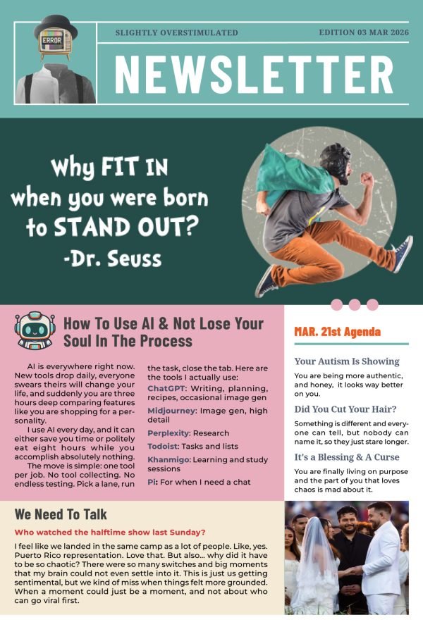 Newsletter Page One